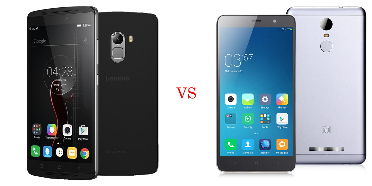 Lenovo K4 Note versus Xiaomi Redmi Note 3 1