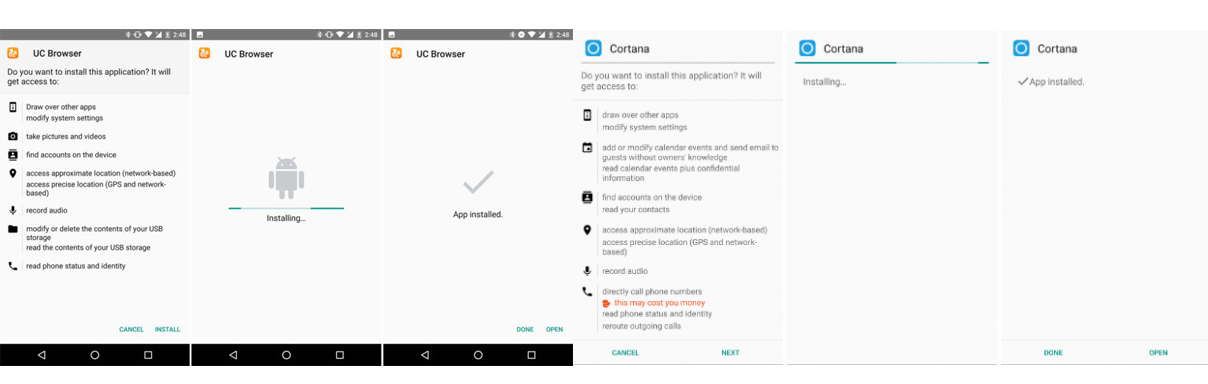 Android N introduce una nueva interfaz de usuario para instalar apps 1