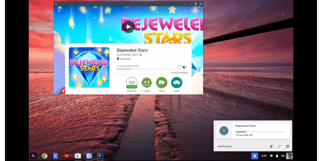 Google shows how Android apps run on Chrome OS 1