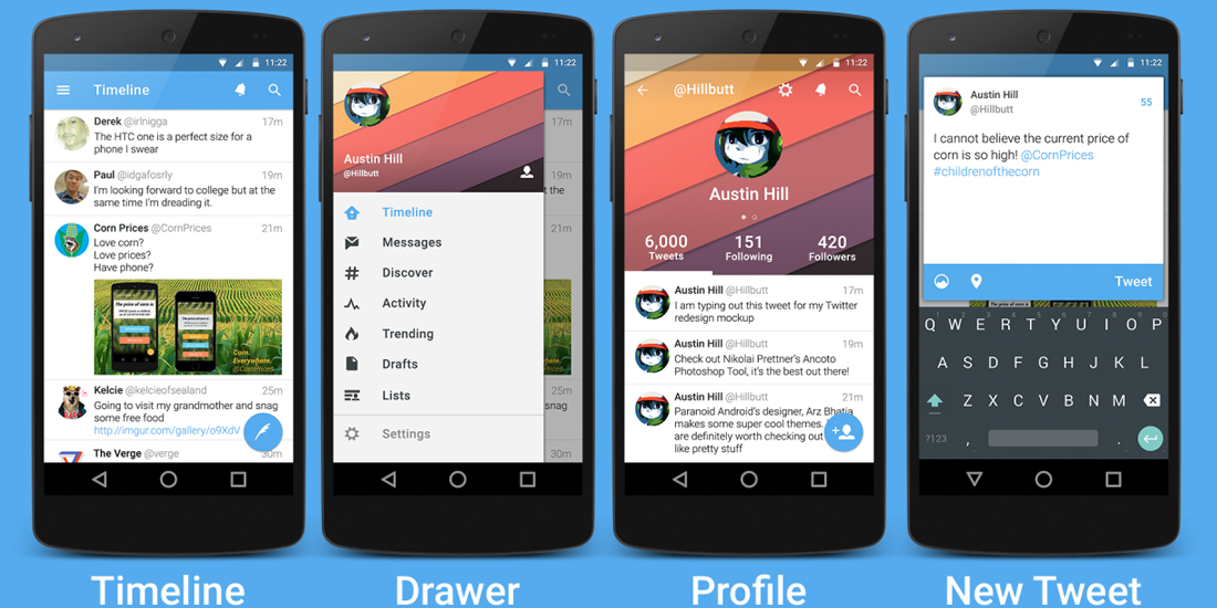 Twitter introduz Material Design no app do Android 1