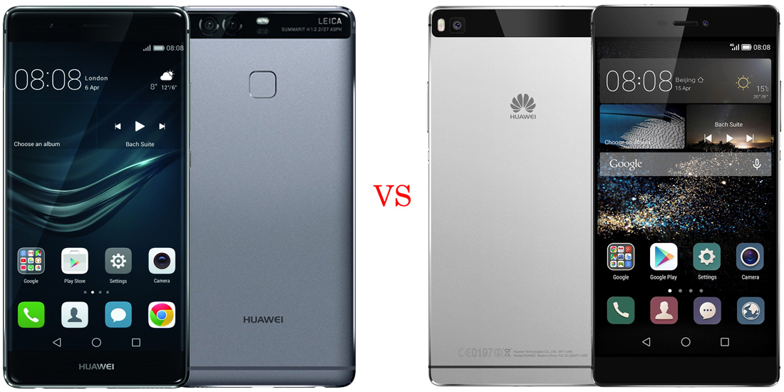 Huawei P9 versus Huawei P8 1