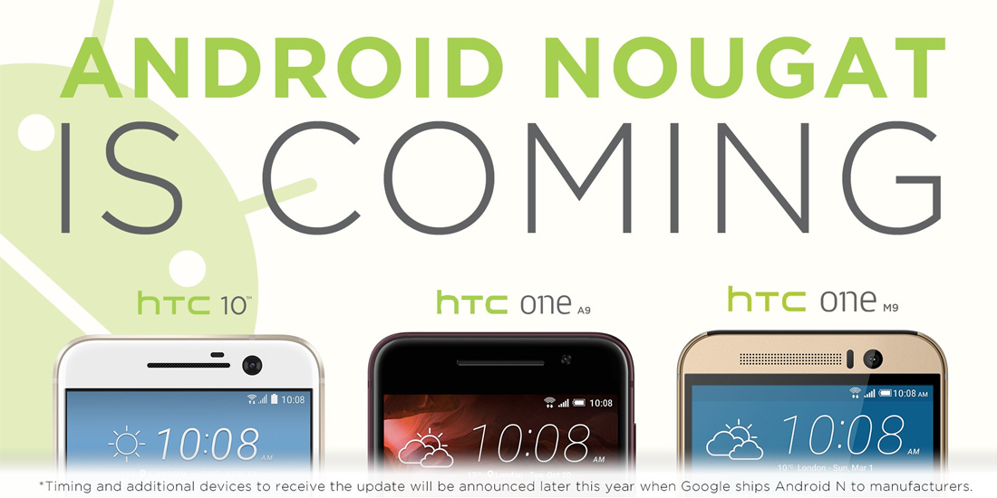 HTC anuncia smartphones atualizaveis para Android Nougat 1