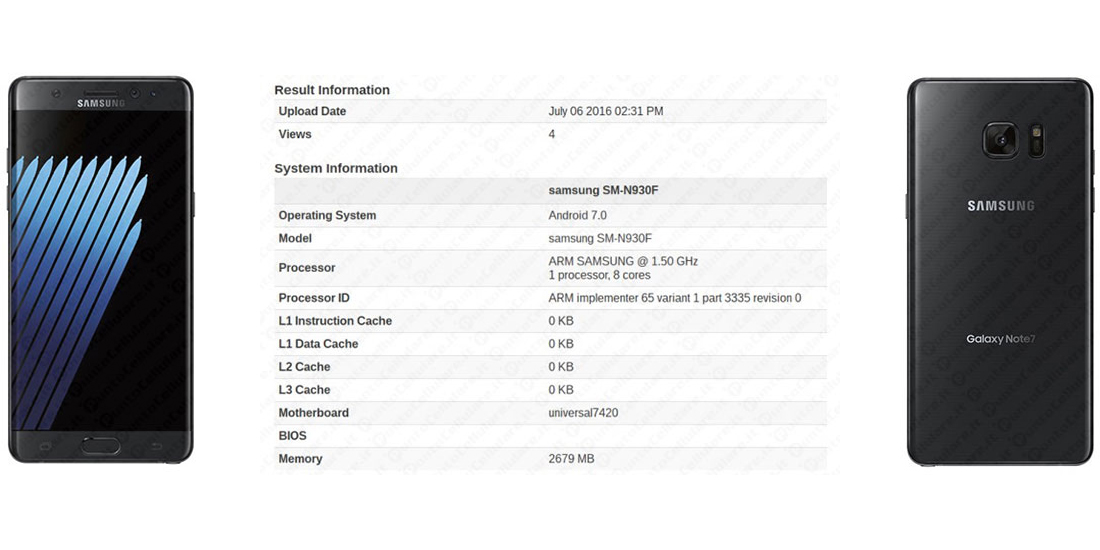 Samsung Galaxy Note 7 starts testing Android 7.0 Nougat 1