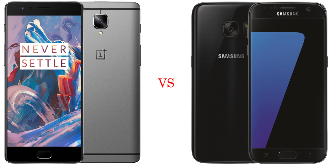 OnePlus 3 versus Samsung Galaxy S7 (Comparative) 1