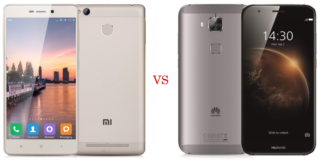 Xiaomi Redmi 3 Pro vs Huawei G8 1