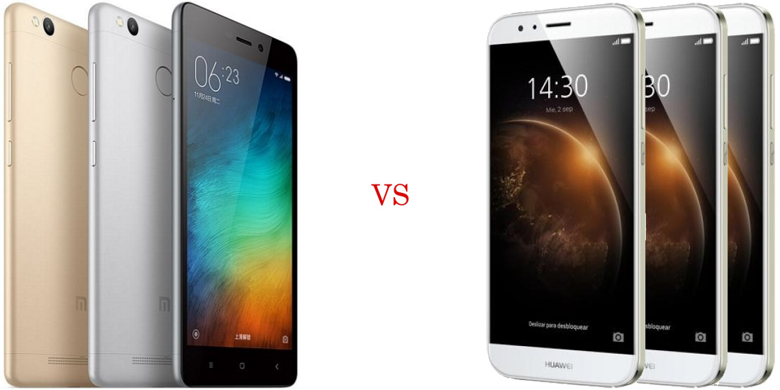 Xiaomi Redmi 3 Pro vs Huawei G8 5