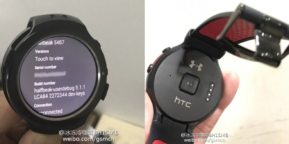 O smartwatch HTC Halfbeak aparece online 1
