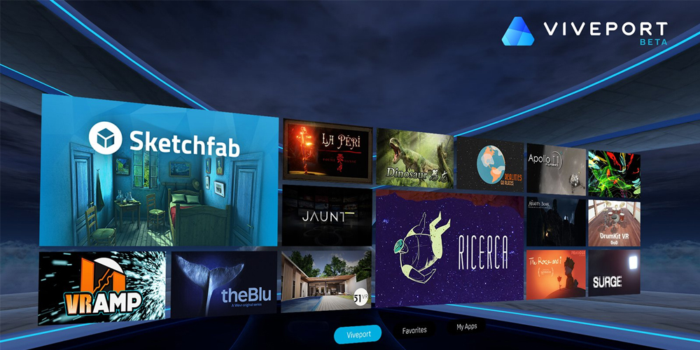 HTC presents platforms Viveport M and Viveport Arcade 1