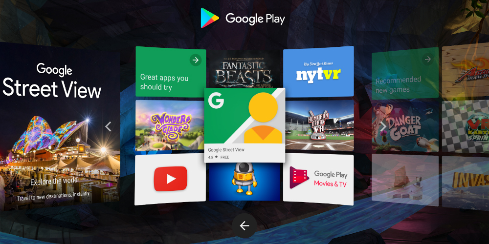 Daydream available for download in the Play Store 1