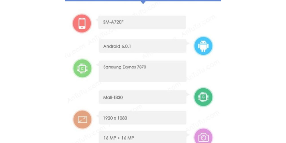Samsung Galaxy A5 (2017) already has wallpapers and firmware 3