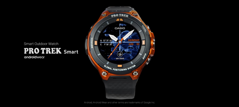 Casio announces the best SportWatch with GPS and Android Wear 2.0 1