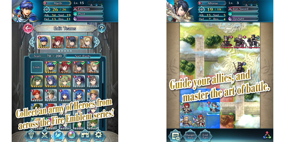 Nintendo announces Fire Emblem Heroes on Android and iOS 2