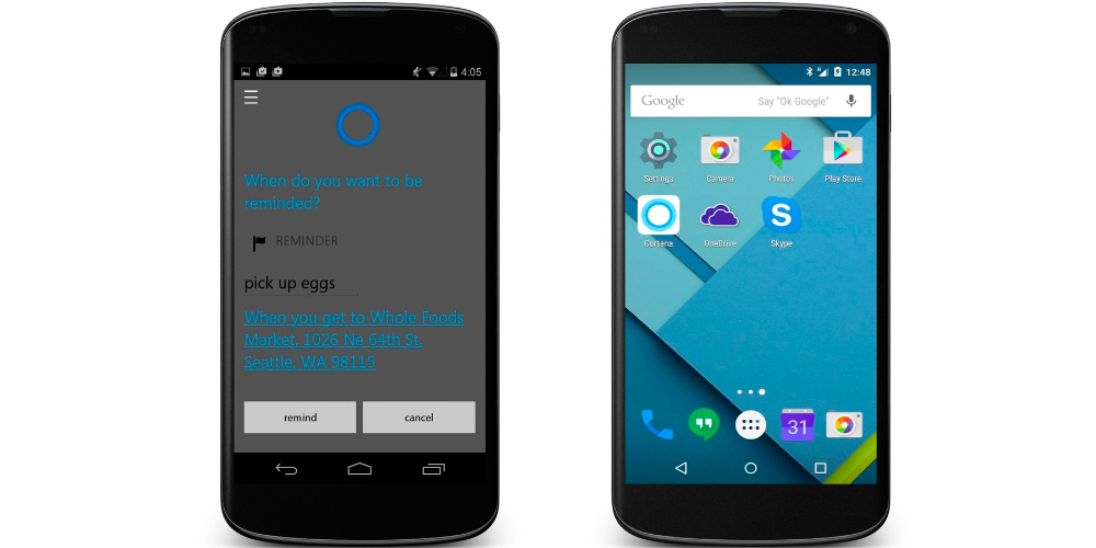 Cortana se actualiza en los smartphones Android 1