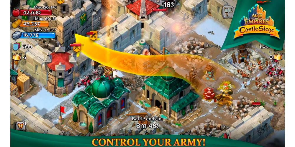 Age of Empires: Castle Siege available for download on Android 1