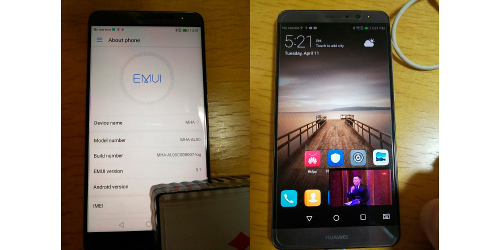 Huawei Mate 9 testado para atualizar ao Android O 1