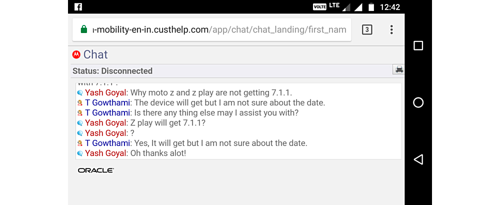 Moto Z Play: confirmada actualizacon a Android 7.1.1 Nougat 1