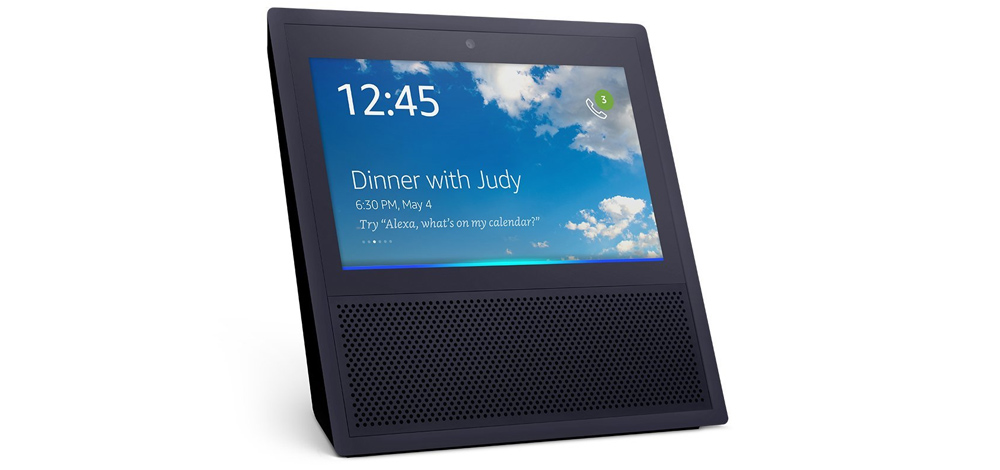 Amazon Echo Show, virtual assistant with smart speakers and display 1