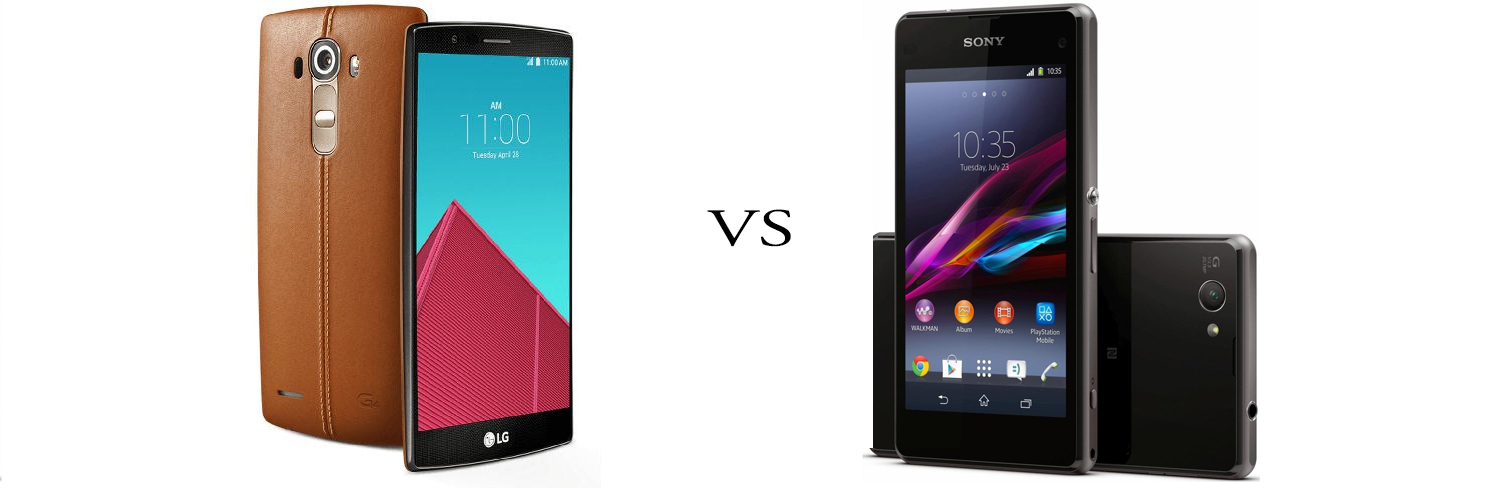 LG G4 versus Sony Xperia Z4 5