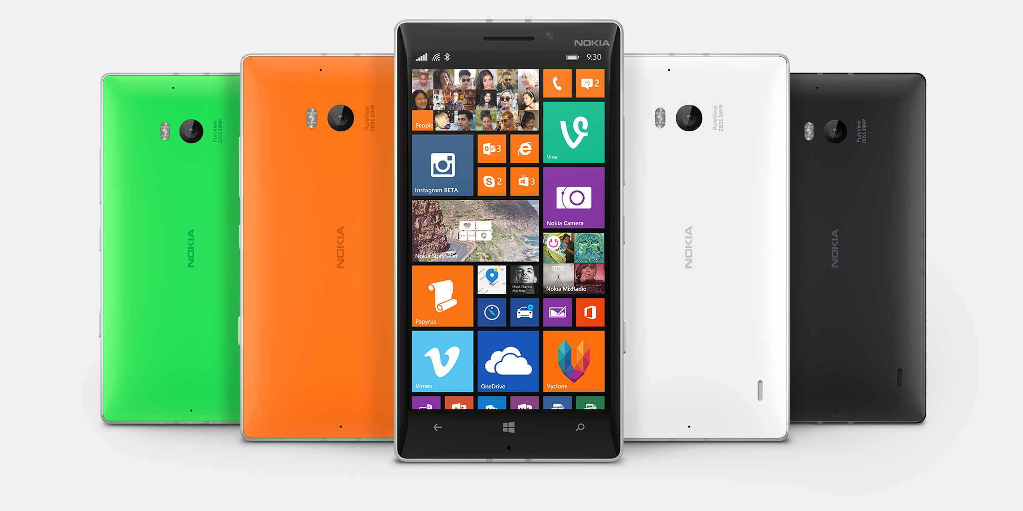 Samsung Galaxy S6 versus iPhone 6 versus Nokia Lumia 930 1